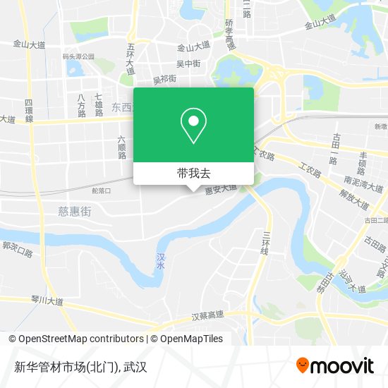 新华管材市场(北门)地图