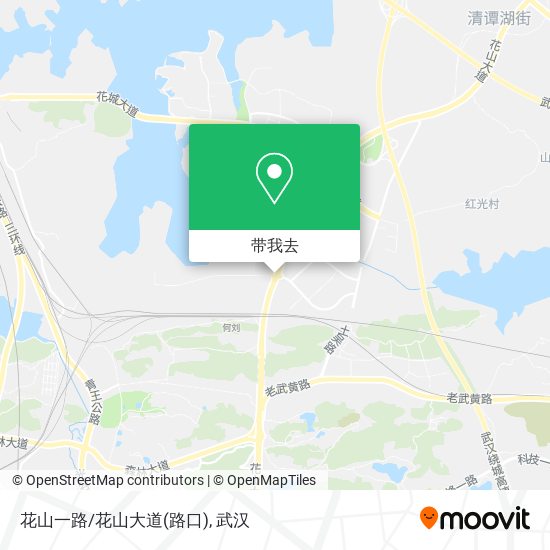 花山一路/花山大道(路口)地图