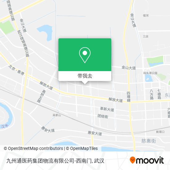 九州通医药集团物流有限公司-西南门地图