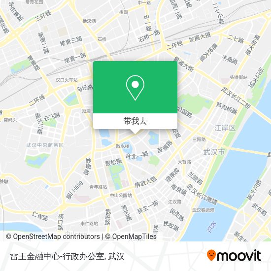 雷王金融中心-行政办公室地图