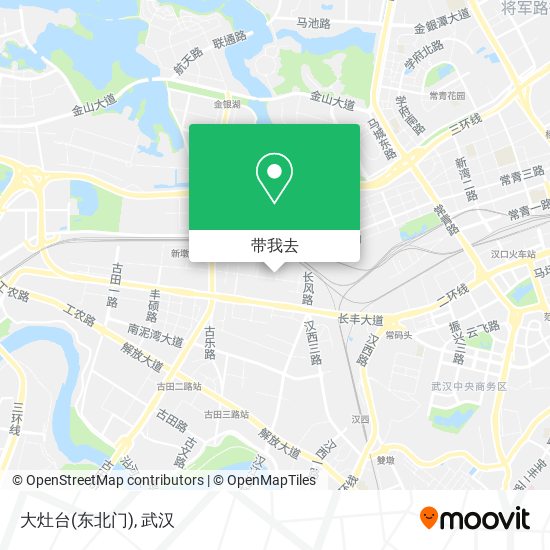 大灶台(东北门)地图