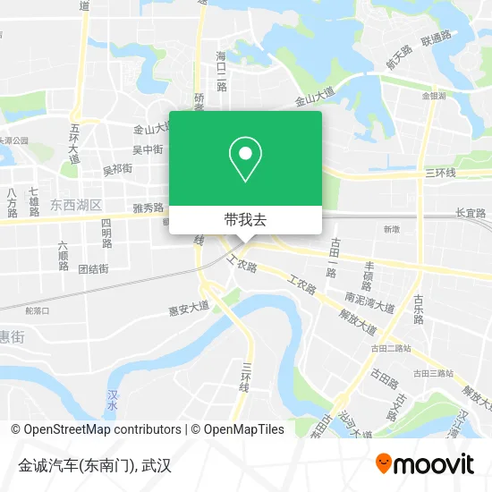 金诚汽车(东南门)地图