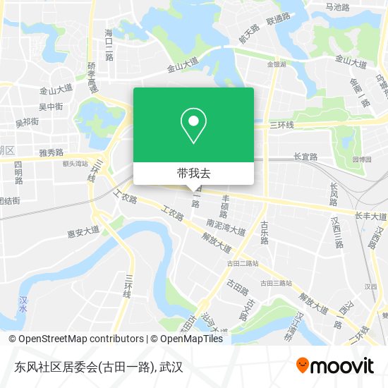 东风社区居委会(古田一路)地图