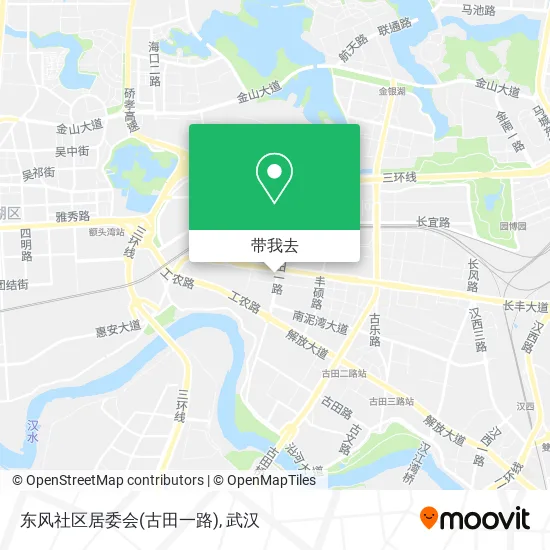 东风社区居委会(古田一路)地图
