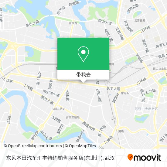 东风本田汽车汇丰特约销售服务店(东北门)地图
