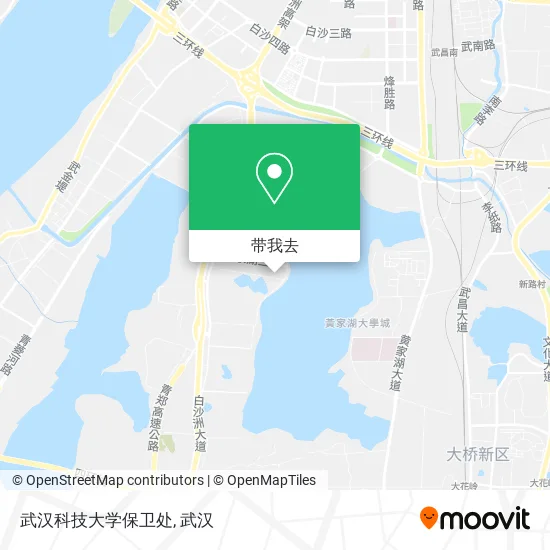 武汉科技大学保卫处地图
