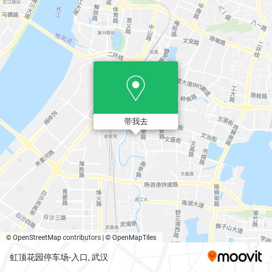 虹顶花园停车场-入口地图