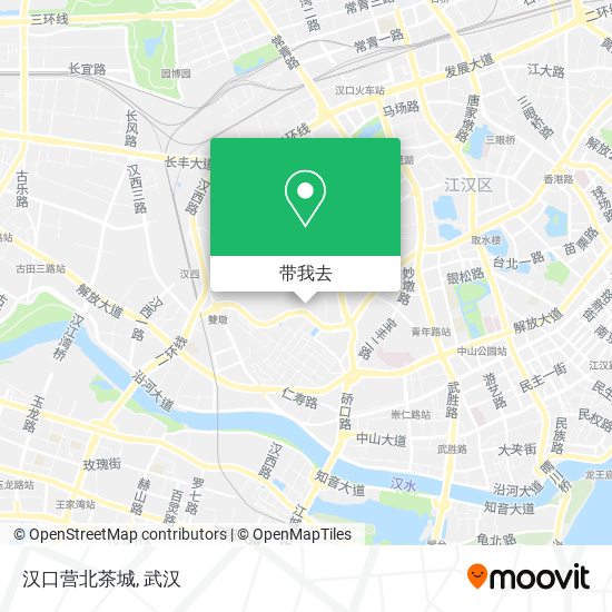 汉口营北茶城地图