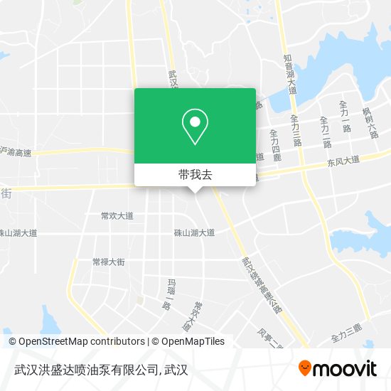 武汉洪盛达喷油泵有限公司地图