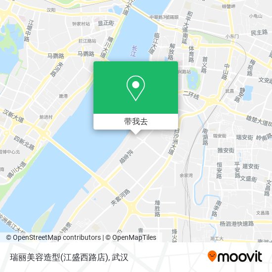 瑞丽美容造型(江盛西路店)地图