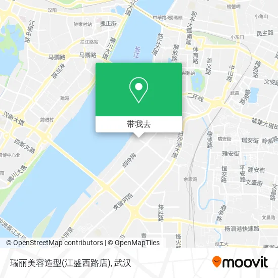 瑞丽美容造型(江盛西路店)地图