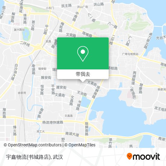 宇鑫物流(书城路店)地图