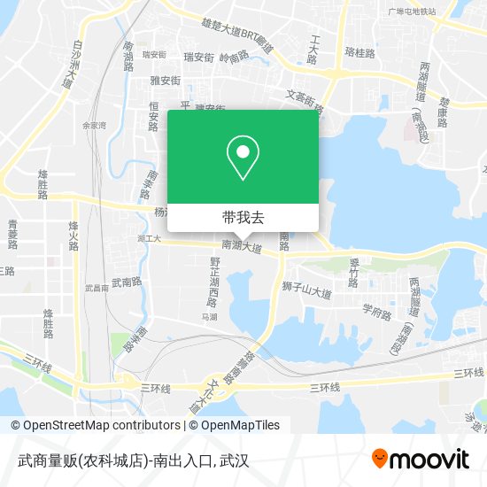 武商量贩(农科城店)-南出入口地图