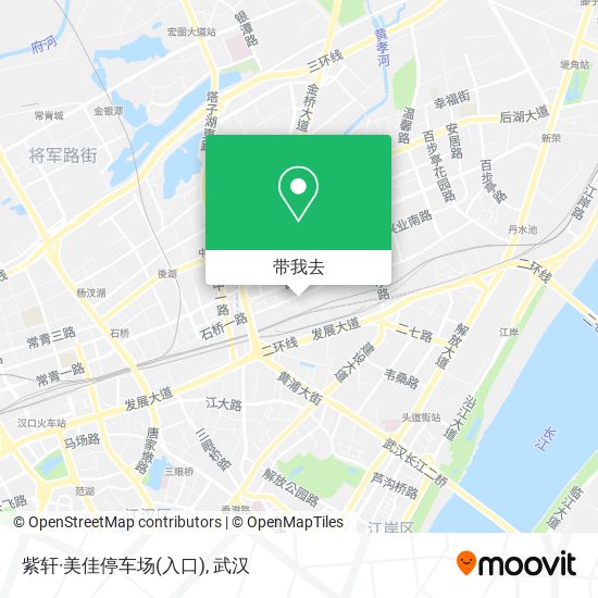 紫轩·美佳停车场(入口)地图