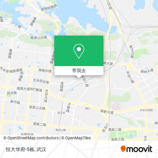 恒大华府-5栋地图