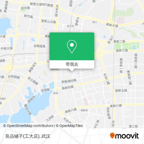 良品铺子(工大店)地图