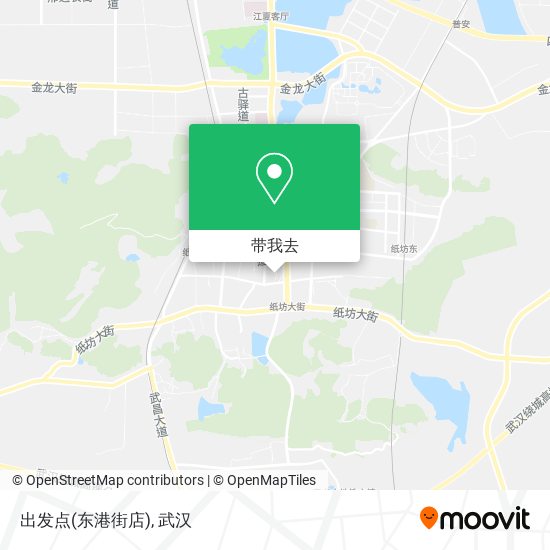 出发点(东港街店)地图