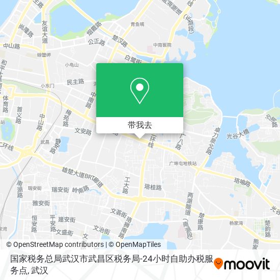 国家税务总局武汉市武昌区税务局-24小时自助办税服务点地图