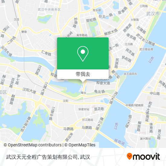 武汉天元全程广告策划有限公司地图