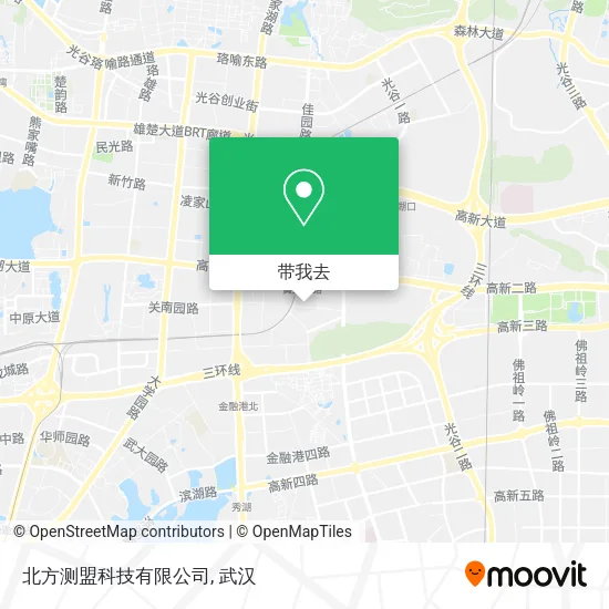 北方测盟科技有限公司地图