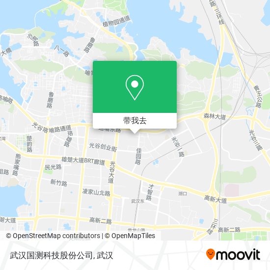 武汉国测科技股份公司地图