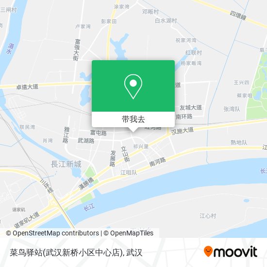 菜鸟驿站(武汉新桥小区中心店)地图