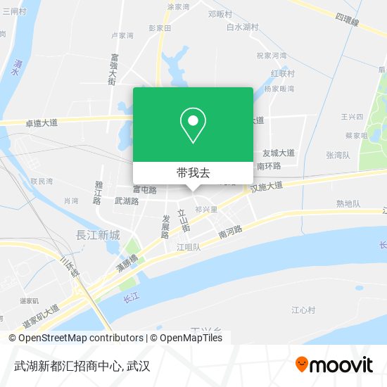 武湖新都汇招商中心地图