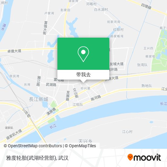 雅度轮胎(武湖经营部)地图
