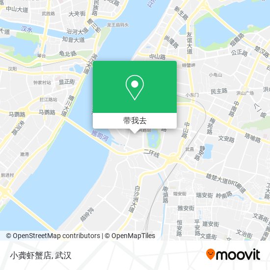 小龚虾蟹店地图