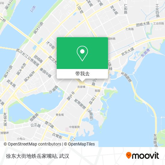 徐东大街地铁岳家嘴站地图