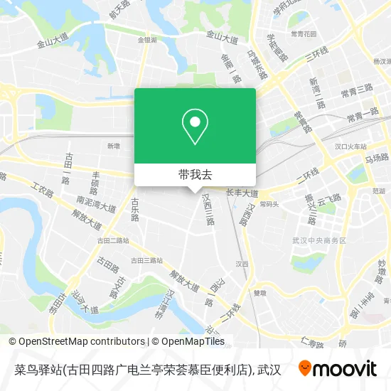 菜鸟驿站(古田四路广电兰亭荣荟慕臣便利店)地图