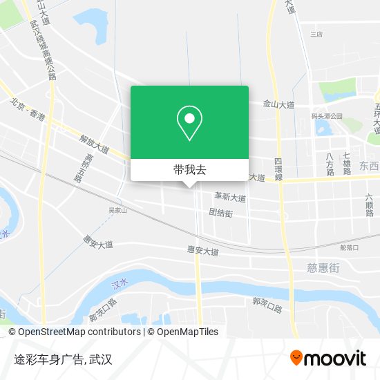 途彩车身广告地图
