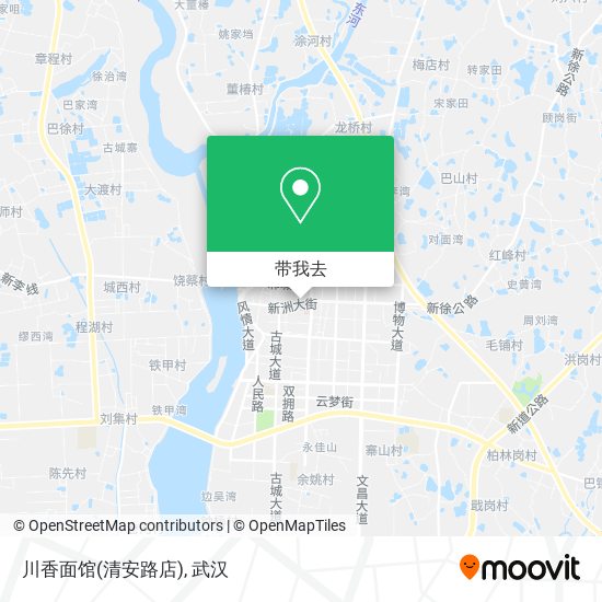 川香面馆(清安路店)地图