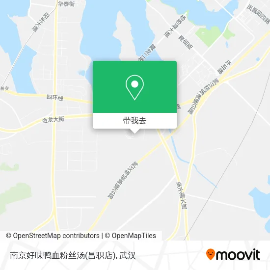 南京好味鸭血粉丝汤(昌职店)地图