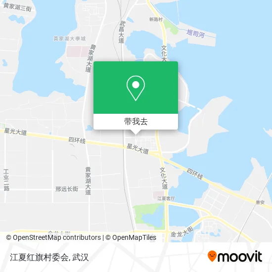 江夏红旗村委会地图