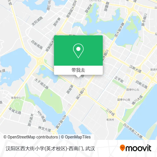 汉阳区西大街小学(英才校区)-西南门地图
