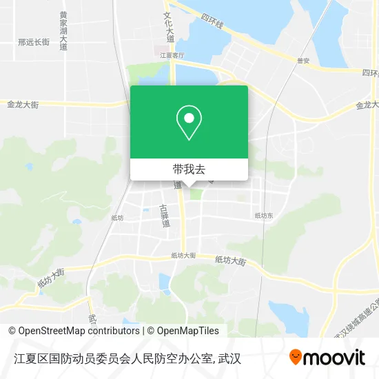 江夏区国防动员委员会人民防空办公室地图