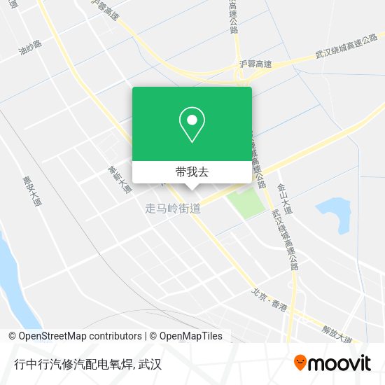 行中行汽修汽配电氧焊地图