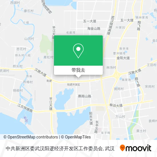 中共新洲区委武汉阳逻经济开发区工作委员会地图
