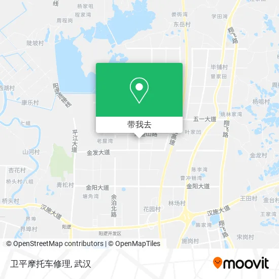 卫平摩托车修理地图
