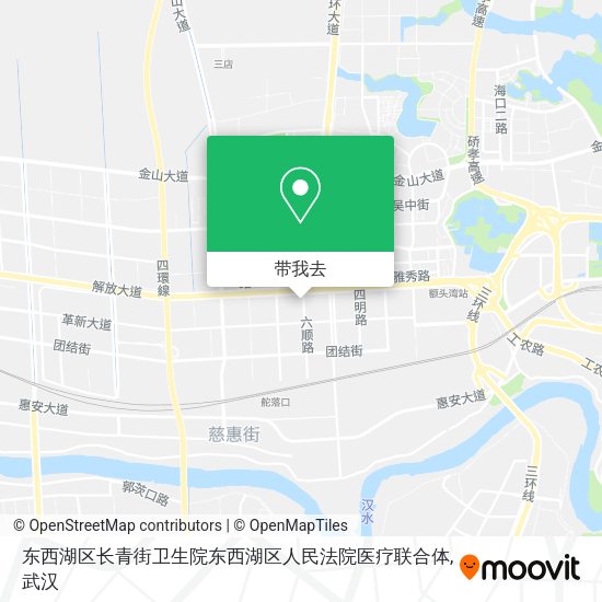 东西湖区长青街卫生院东西湖区人民法院医疗联合体地图