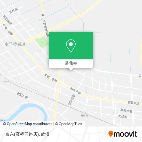京东(高桥三路店)地图