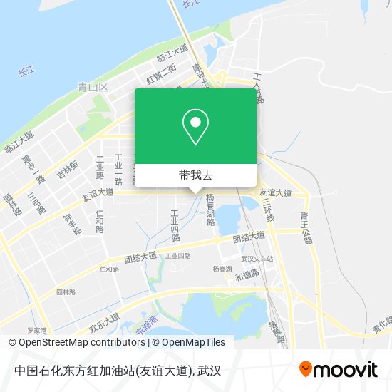 中国石化东方红加油站(友谊大道)地图