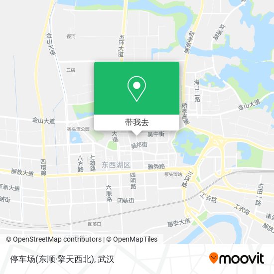 停车场(东顺·擎天西北)地图