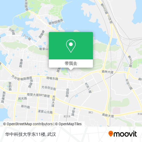 华中科技大学东11楼地图