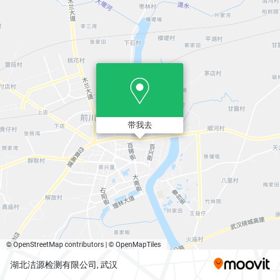 湖北洁源检测有限公司地图