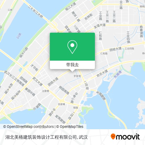 湖北美格建筑装饰设计工程有限公司地图