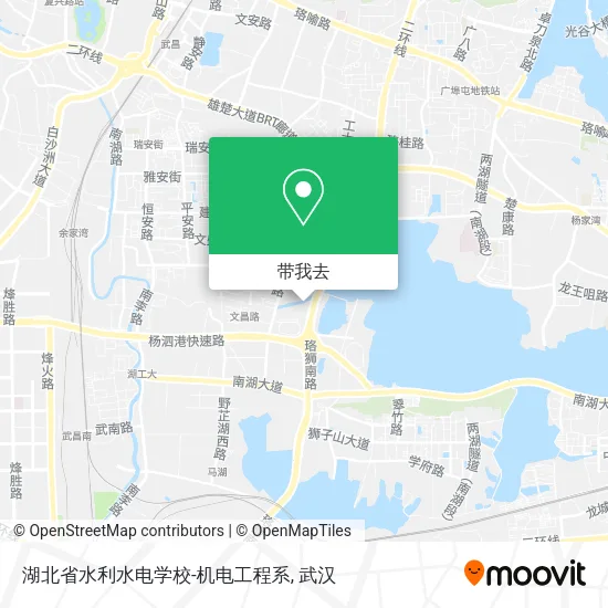 湖北省水利水电学校-机电工程系地图