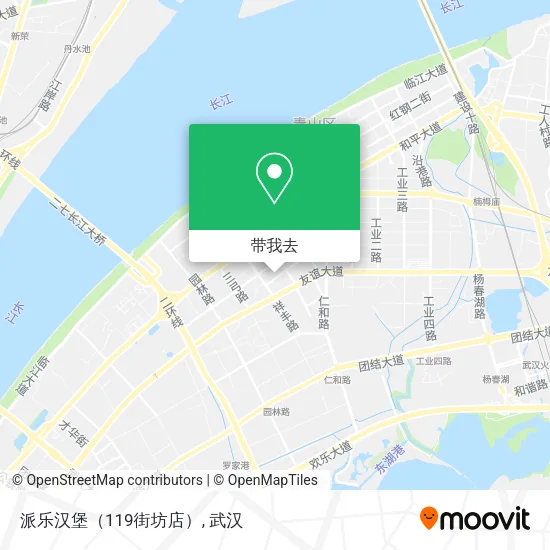 派乐汉堡（119街坊店）地图
