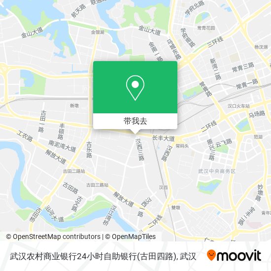 武汉农村商业银行24小时自助银行(古田四路)地图